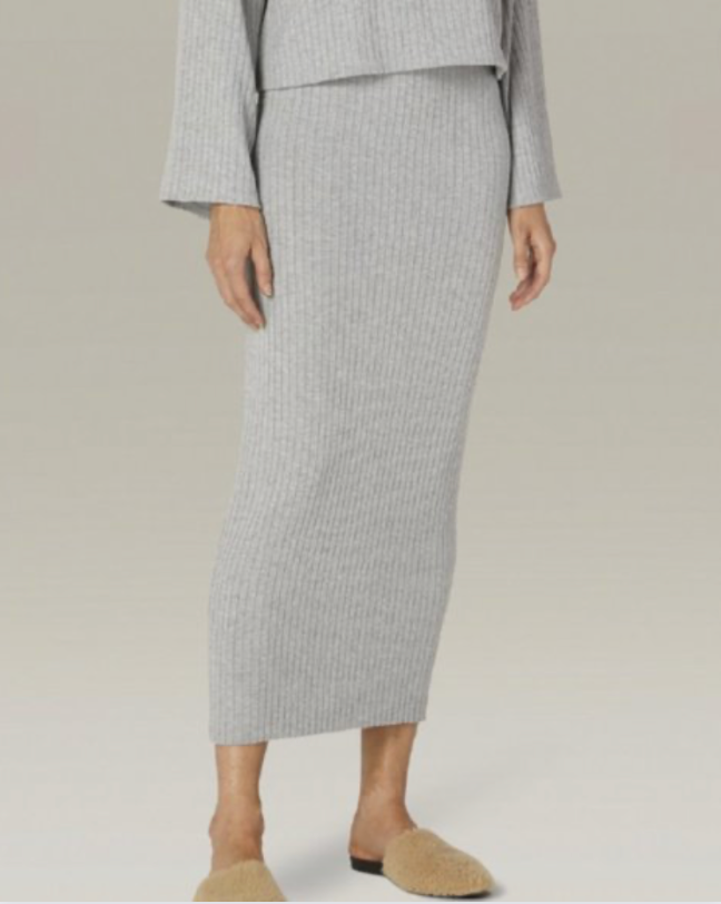 Sweater Rib Pencil Skirt