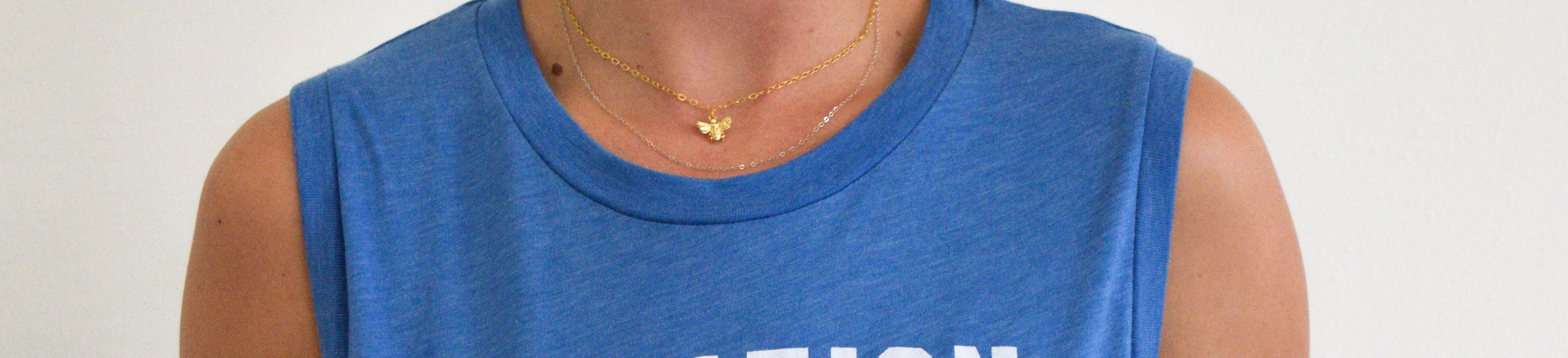Layered Bee Necklace
