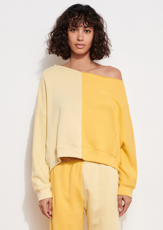 Color Block One Shoulder