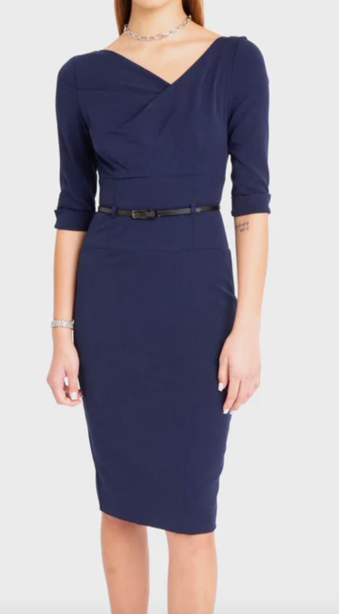 3/4 Sleeve Jackie O Sheath Dress 3/4 Sleeve Jackie O Sheath Dress