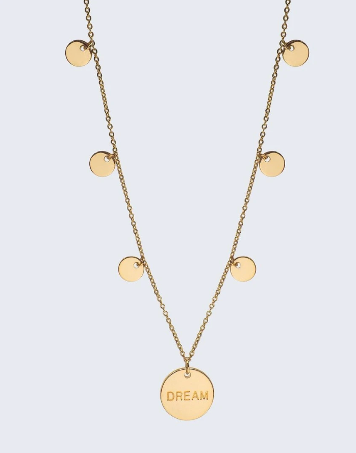 Multi Dream Disc Necklace